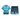 Ensemble Maillot Short OM Gardien Homme 2026/27 Bleu – vue de l'ensemble sur fond blanc