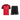 Ensemble Maillot Short Manchester United Entraînement Enfant 2026/27 Rouge Noir – vue de l'ensemble sur fond blanc