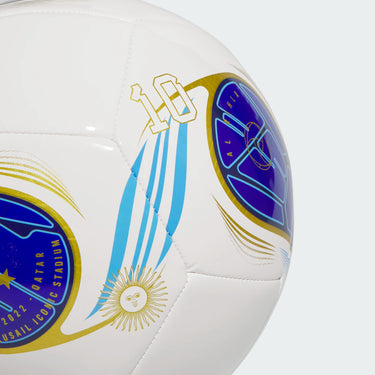 Ballon Messi Adidas Club 2024 Blanc/Bleu