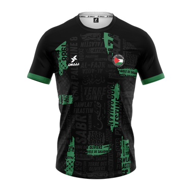 Maillot Palestine Dkali Adulte 2025/26 Noir