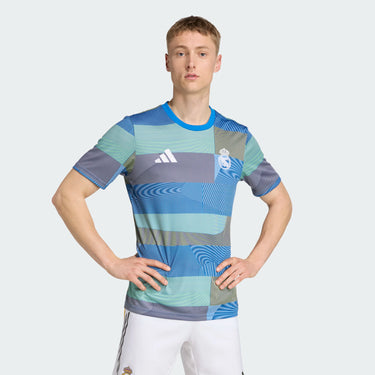 Maillot Real Madrid Pre-match Homme 2025/26 Bleu