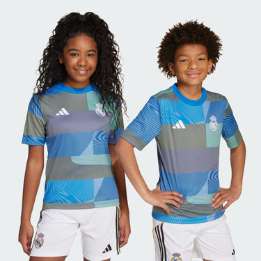 Maillot Real Madrid Pre-match Junior 2025/26 Bleu