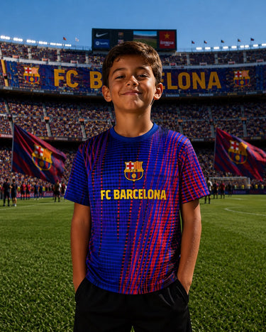 Maillot FC Barcelone Connect Enfant 2026 - Blaugrana / Navy