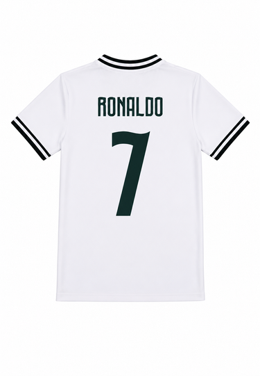Maillot Portugal Ronaldo 2026 Extérieur Homme - Blanc / Vert