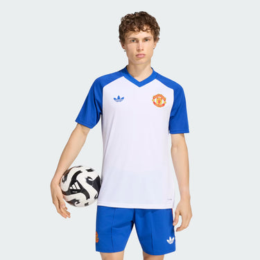 Manchester United 2026/27 Men's Pre-Match Jersey White Blue