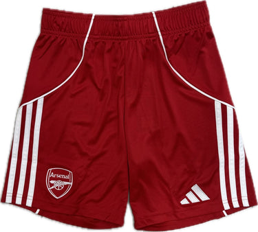 Short Arsenal Domicile Junior 2025/26 Rouge