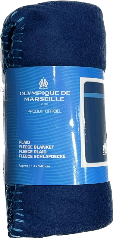 Plaid OM Bleu Marine 110 x 140 cm
