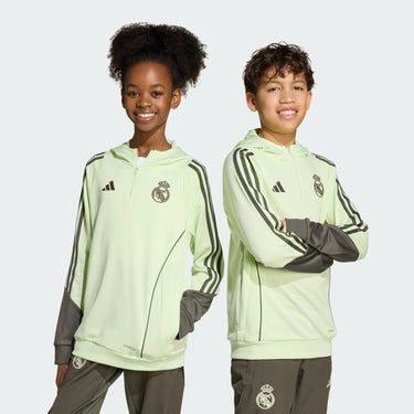 Sweat à Capuche Real Madrid Training Tiro 25 Junior 2025/26 Vert