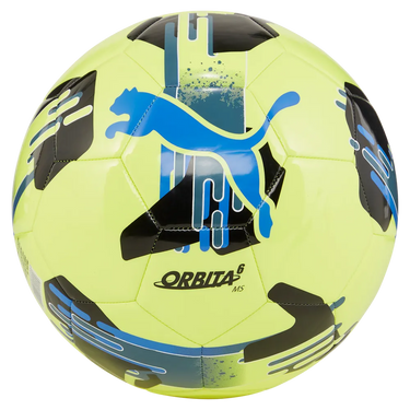 Le ballon PUMA Orbita 6 MS Jaune Pomme offre une visibilité exceptionnelle.