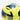 Le design jaune fluo et bleu assure un suivi parfait de la balle en jeu.
