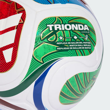 Détail graphique du ballon Trionda Coupe du Monde FIFA 2026.