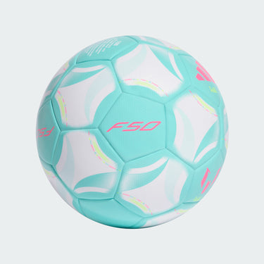 Détail graphique F50 Messi sur le ballon.