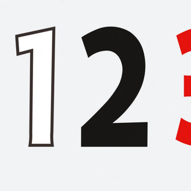 NUMERO VICTORIA BLANC OU NOIR FLOCAGE - Planet Foot