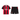 Ensemble Maillot Short AC Milan Domicile Homme 2026/27 Rouge Noir – vue de l'ensemble sur fond blanc