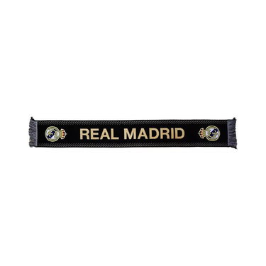 Pack PlanetFoot pack cadeau real madrid supporter echarpe casquette ballon: écharpe Real Madrid sur fond blanc