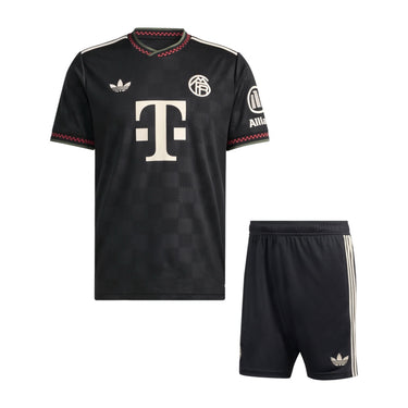 Ensemble Bayern Munich third 2025 2026 homme noir, vue complète officielle.