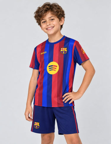 KIT Conjunto PEDRI Niño 2026/27 Primera Equipación Réplica Oficial BD19 P