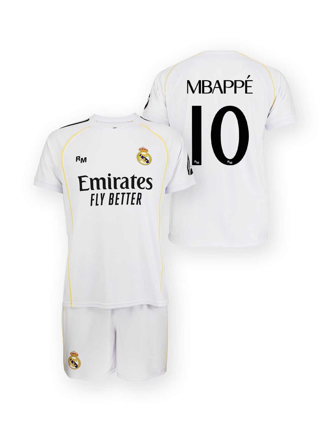 Ensemble Real Madrid 25/26 Mbappé N°10 enfant/junior PlanetFoot