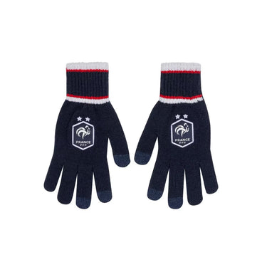 Gants enfant Équipe de France FFF officiels, vue globale.