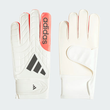 Les gants Copa Club affichent un coloris noir et blanc intemporel.