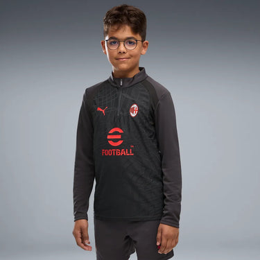 Kids' AC Milan Training Sweatshirt Grey
