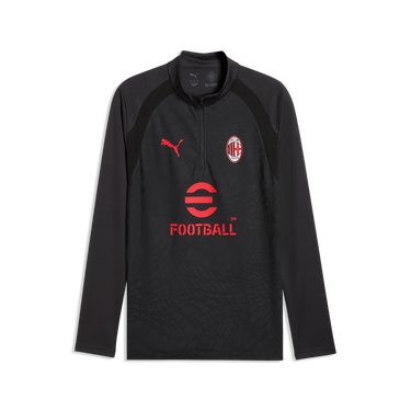 Haut Entraînement AC Milan Homme 2026/27 1/4 Zip Gris Foncé - article inclus dans le pack