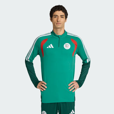 Haut Entraînement Algérie Homme 2026 Vert - Coupe du Monde