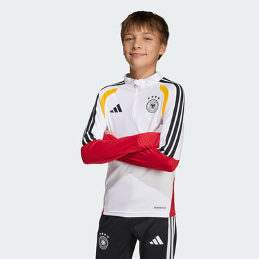 Haut Entraînement Allemagne Tiro Enfant 2026 Blanc - Coupe du Monde