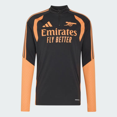 Haut Entraînement Arsenal FC Homme 2026/27 Noir Orange - article inclus dans le pack