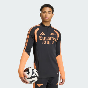 Arsenal FC Men's Training Top 2026/27 Black Orange