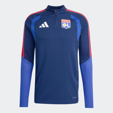 Haut Entraînement Olympique Lyonnais Homme 2026/27 Bleu Marine Rouge – vue officielle 1