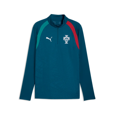 Le haut d'entraînement bleu du Portugal Puma assure une performance de haut niveau.