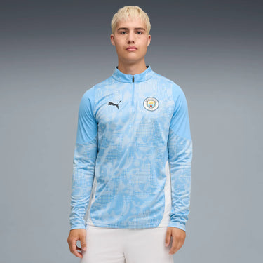 Top Manchester City Training Homme 2025/26 Bleu