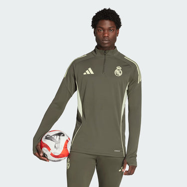 Top Real Madrid Training Tiro 25 Homme 2025/26 Vert Kaki