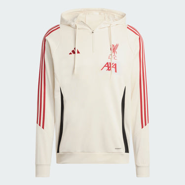 Sweat à Capuche Liverpool F.C. Training Homme 2025/26 Beige