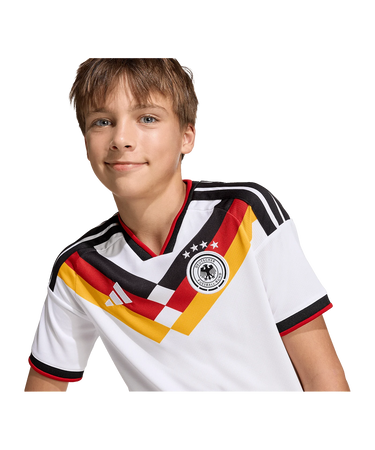Maillot Allemagne Domicile Enfant 2026 Blanc - Coupe du Monde