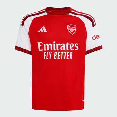 Maillot Arsenal Domicile Enfant 2026/27 Rouge Blanc – photographie officielle vue 1