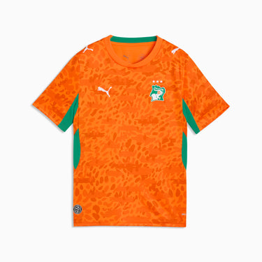 maillot cote d ivoire enfant domicile 2026 orange puma coupe du monde officiel