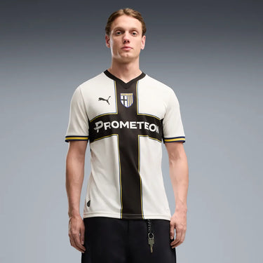 Men's Parma Calcio 1913 Home Jersey Black White
