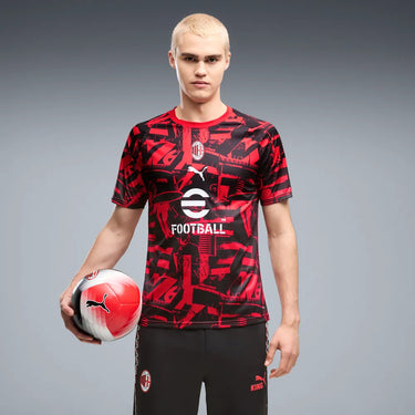 Maillot Échauffement AC Milan Homme 2026/27 Rouge Noir