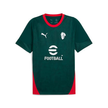 maillot entrainement ac milan adulte vert 2026 puma officiel