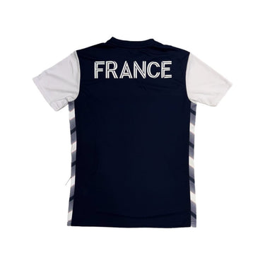 maillot france adulte 2026 marine blanc football