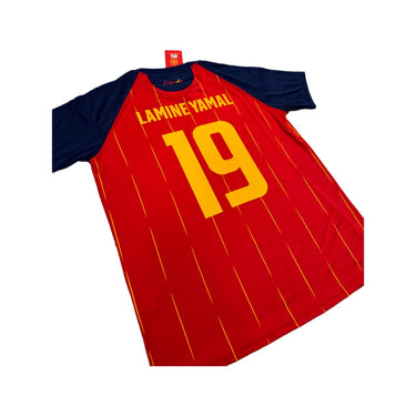 Maillot Espagne Domicile Fan Lamine Yamal N°19 Adulte 2026