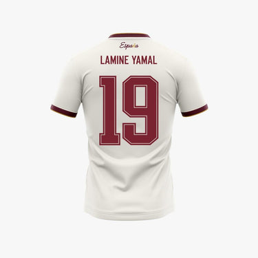 Le maillot Espagne extérieur RFEF célèbre le talent de Lamine Yamal.
