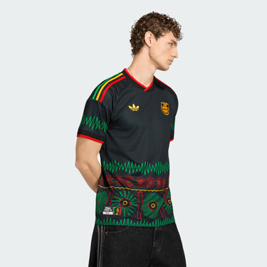 Maillot Jamaïque x Bob Marley Extérieur Homme 2026 Noir - Coupe du Monde