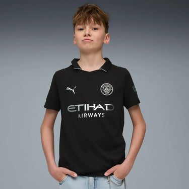 Maillot Manchester City Extérieur Junior 2025/26 Noir
