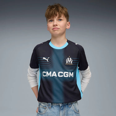 Maillot OM Extérieur Junior 2025/26 Bleu