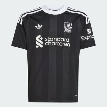 Maillot Liverpool F.C. Third Gardien Junior 2025/26 Noir