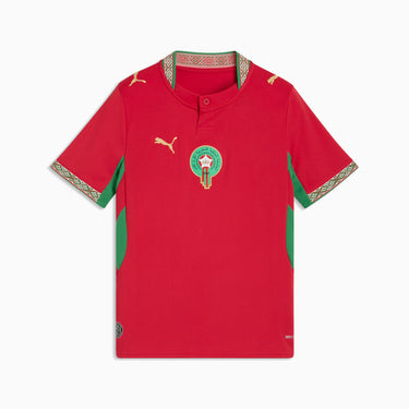 maillot maroc enfant domicile 2026 rouge puma coupe du monde officiel
