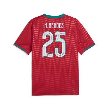 Maillot Portugal Domicile Nuno Mendes N°25 Homme 2026 Rouge